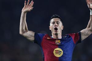 莱万冲击巴萨百球里程碑，此前从未在客场攻破国米球门