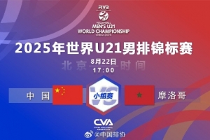 U21男排世锦赛：中国男排3-0轻取摩洛哥，取得小组赛两连胜