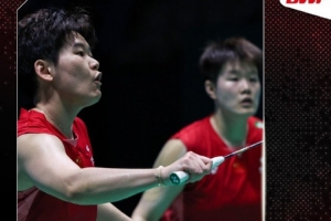 圣坛组合直落两局轻取对手，晋级羽毛球世锦赛16强
