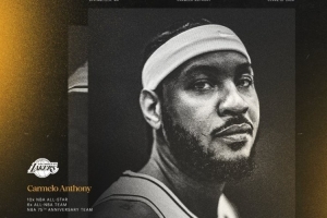 生涯最后一站！湖人官推晒图祝贺安东尼入选名人堂