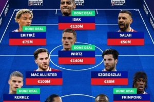 换了半套首发！德转列利物浦夏窗主力阵5处更替，总身价上涨1.2亿