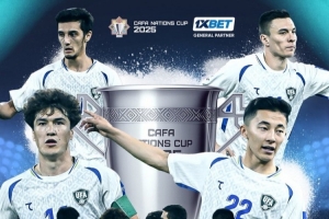 乌兹别克斯坦1-0补时绝杀10人伊朗，夺得中亚杯冠军