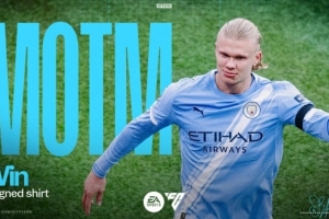 曼城官方：哈兰德当选本轮3-0战胜曼联的队内最佳球员