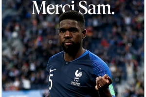 乌姆蒂蒂退役，比利时后卫穆尼耶调侃：我们再也不用担心了