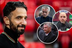 阿莫林1200万曼联过去5任主帅解约金超5400万镑：穆帅1960万