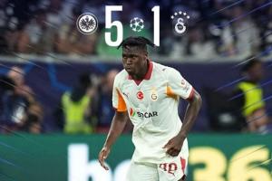 纯窝里横加拉塔萨雷土超5连胜进15丢1，欧冠首轮被5-1暴打