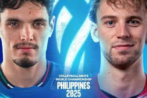 男排世锦赛1/4决赛：意大利3-0横扫比利时，率先晋级四强