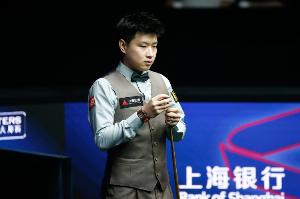 斯诺克英国公开赛-赵心童2-4希金斯止步32强