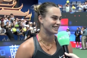 萨巴伦卡谈武网20连胜：在这里打球感觉像是主场作战一样