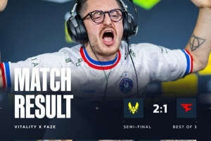 熬老头成功！Zywoo狂杀 ropz枪法不讲理 小蜜蜂2-1FaZe进决赛