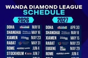 钻石联赛2026及2027年赛历出炉：上海、厦门两年均是第二、第三站