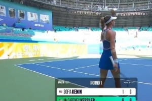 宁波网球公开赛女单首轮：凯斯勒2-0横扫同胞肯宁，轻松晋级