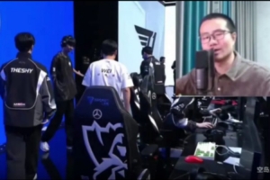 徐静雨看IG不敌T1气的砸桌子：什么玩意儿！Theshy是个大坑比