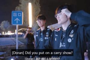 朋友互怼？Doran被指责阴阳Faker：你Carry比赛了吗？