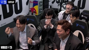 人的悲欢并不相通！GEN团灭TES后教练组狂欢 Homme见状无奈挠头