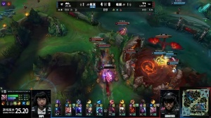 一波爆炸T1长手Poke建立血量优势，AL火龙魂团战溃败被打出0换5