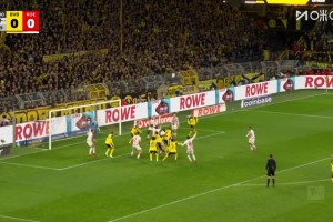 读秒绝杀！多特角球机会，拜尔禁区凌空扫射破门